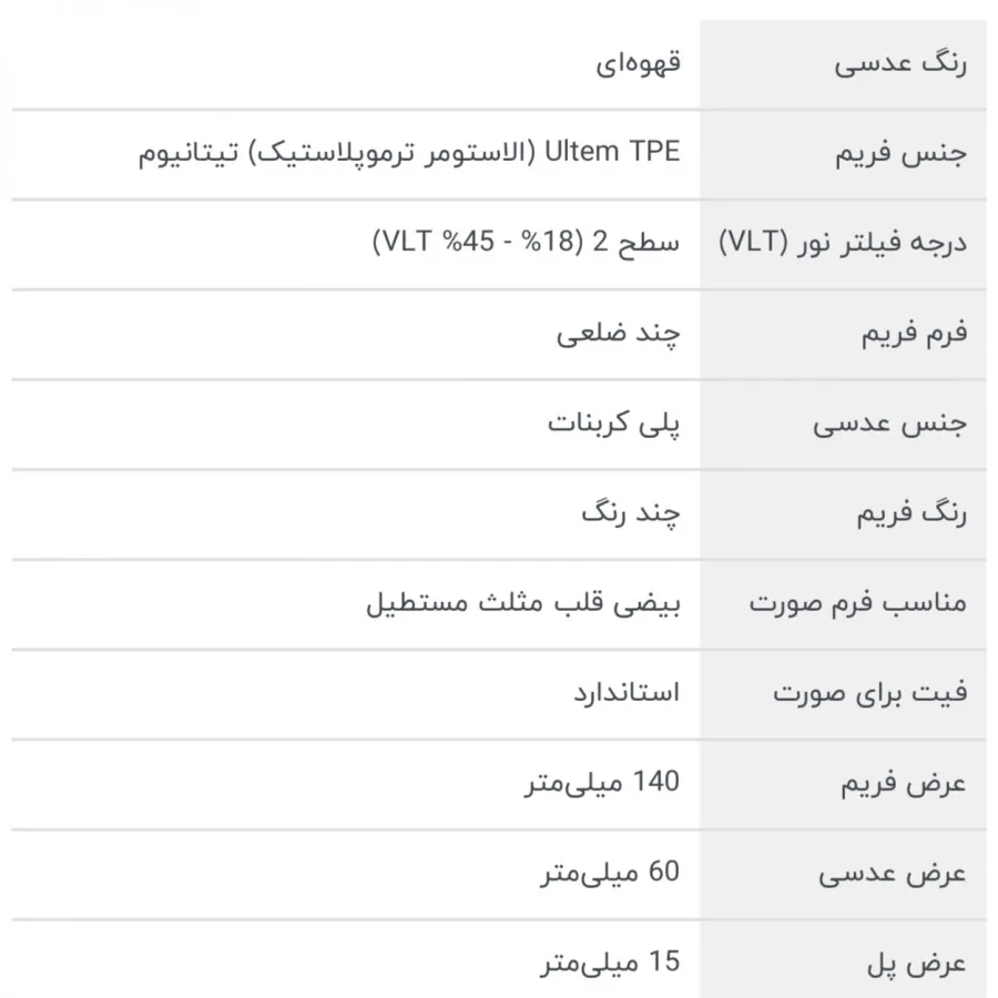 عینک آفتابی سیلویت