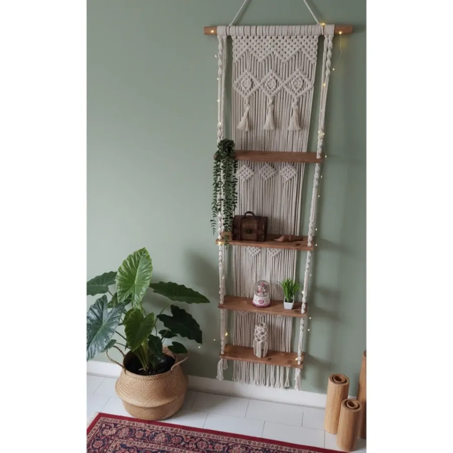 شلف چهار طبقه مکرومه