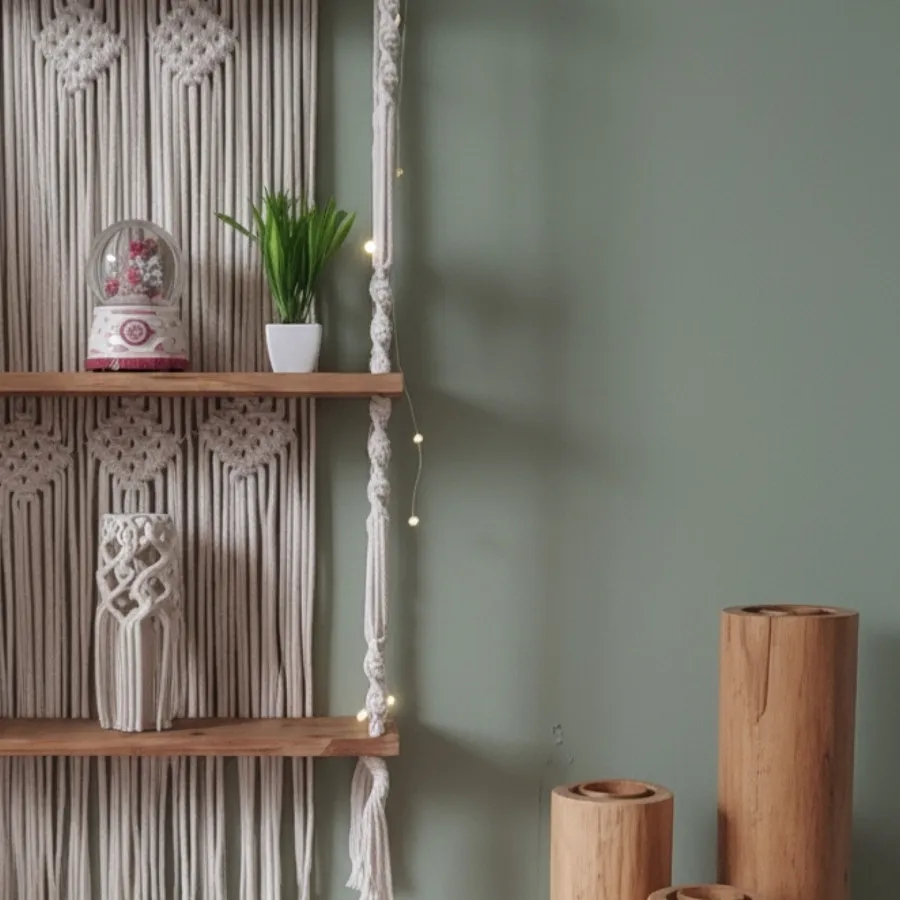 شلف چهار طبقه مکرومه