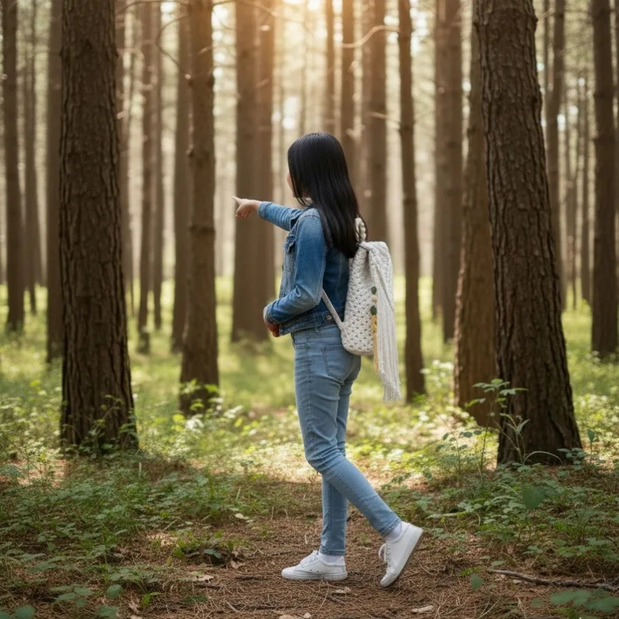 کوله پشتی مکرومه