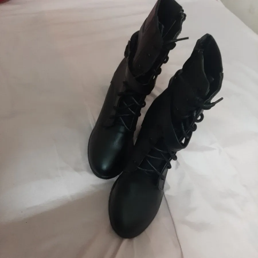 بوت چرم تبریز  بغل زیپ