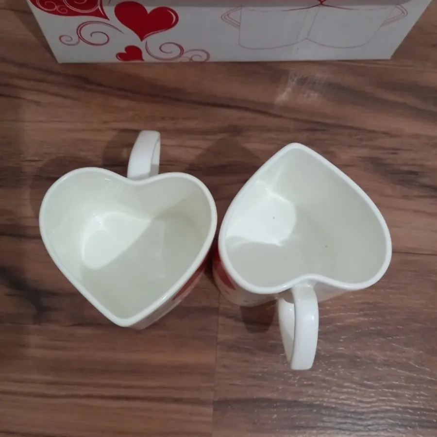 ماگ دونفره طرح قلب