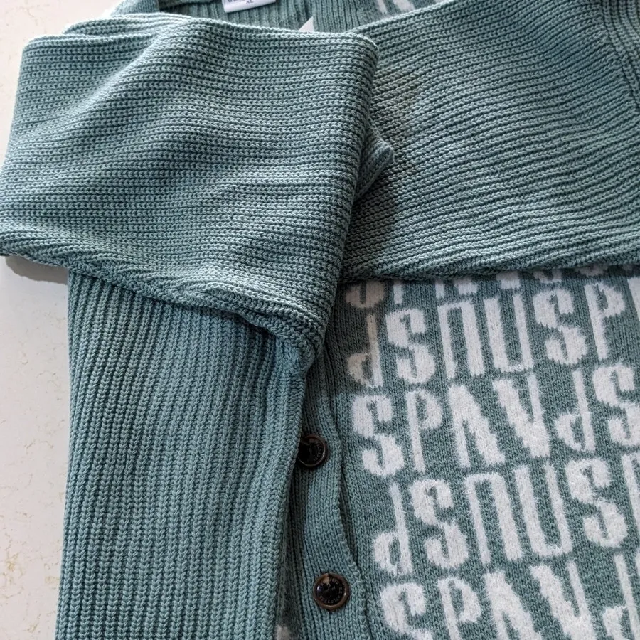 بافت سبز رنگ یو اس پو لو‌