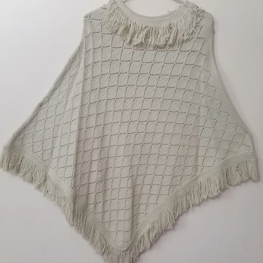 شنل بافت لوزی کرمی