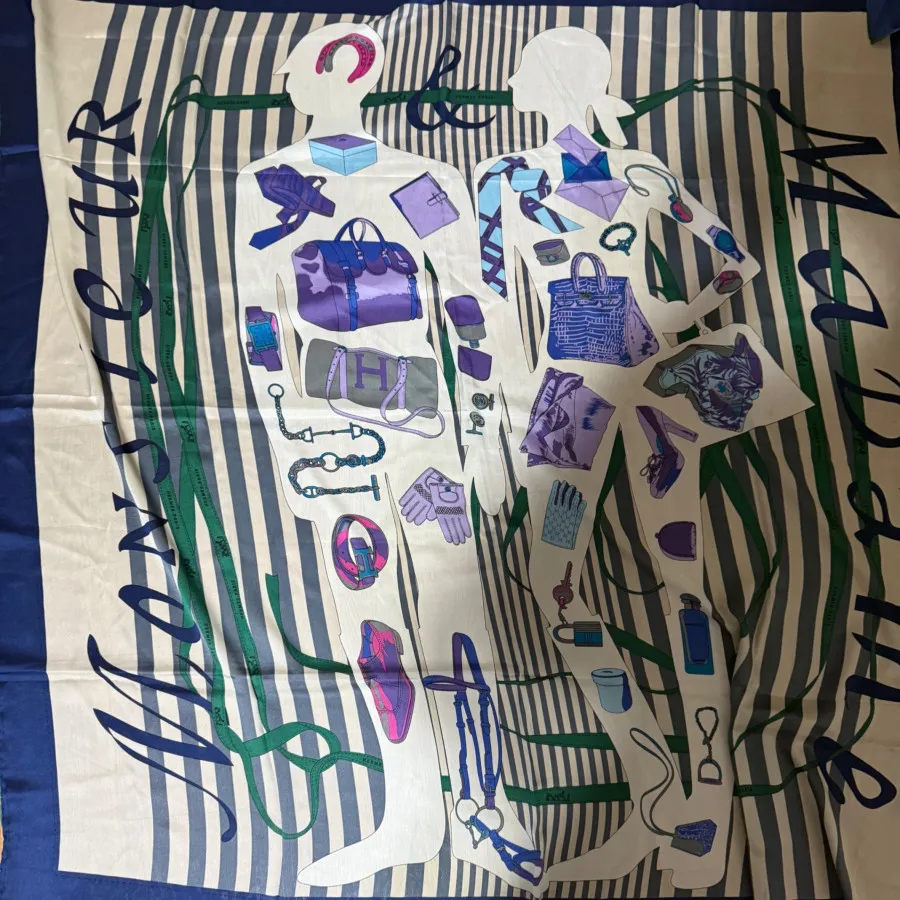 روسری ژاکارد ابریشم