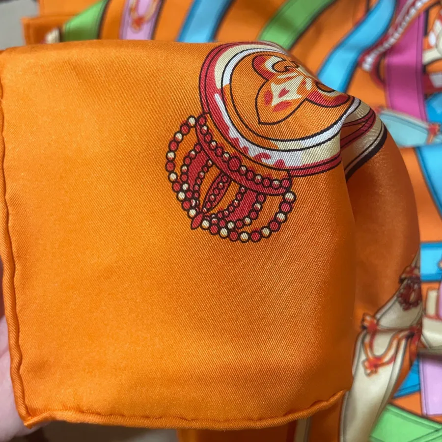 روسری ابریشم اصل دست دوز