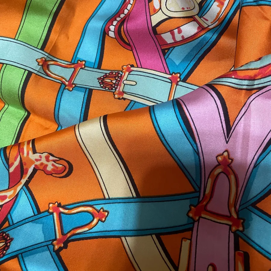 روسری ابریشم اصل دست دوز