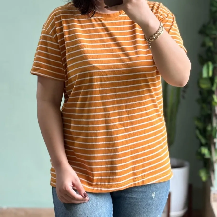 تیشرت باکسی راه راه