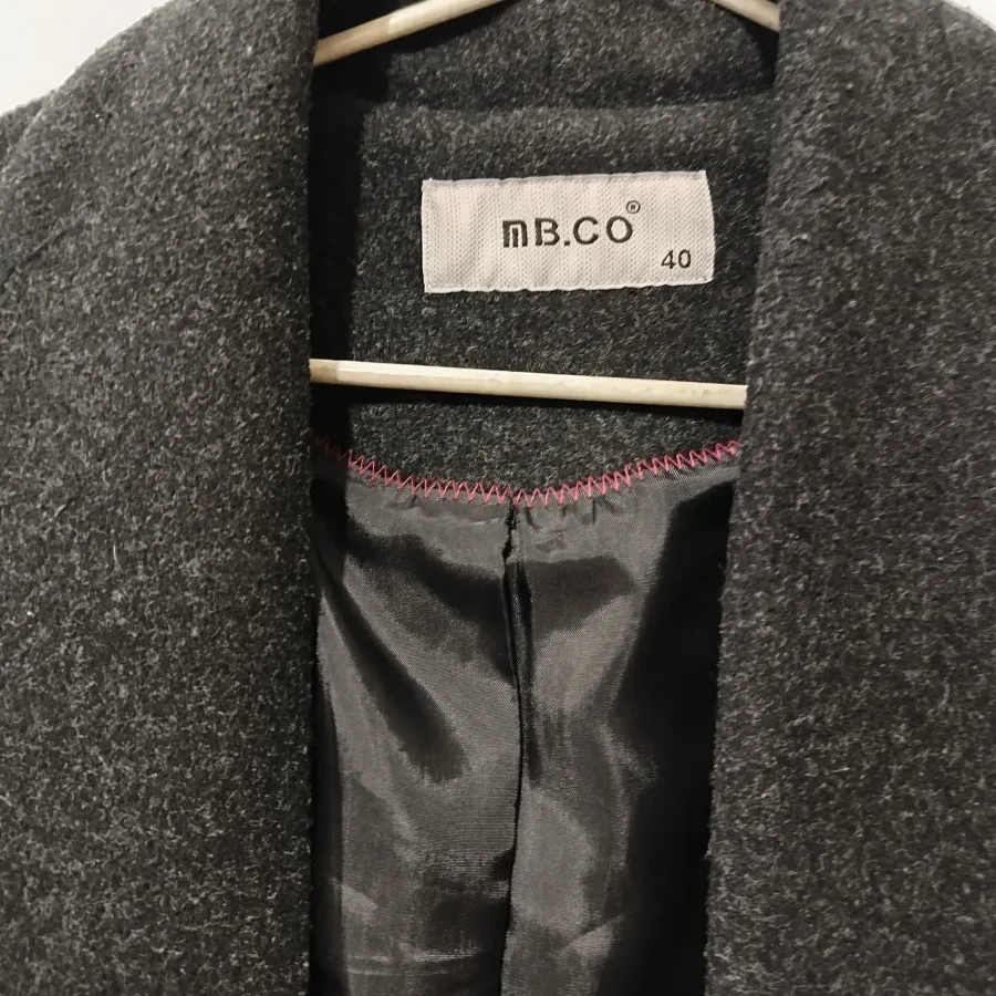 پالتو فوتر کوبیده زغالی