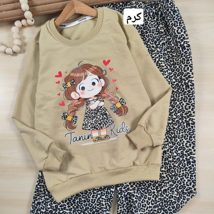 بلوز و شلوار پاپیون پلنگی