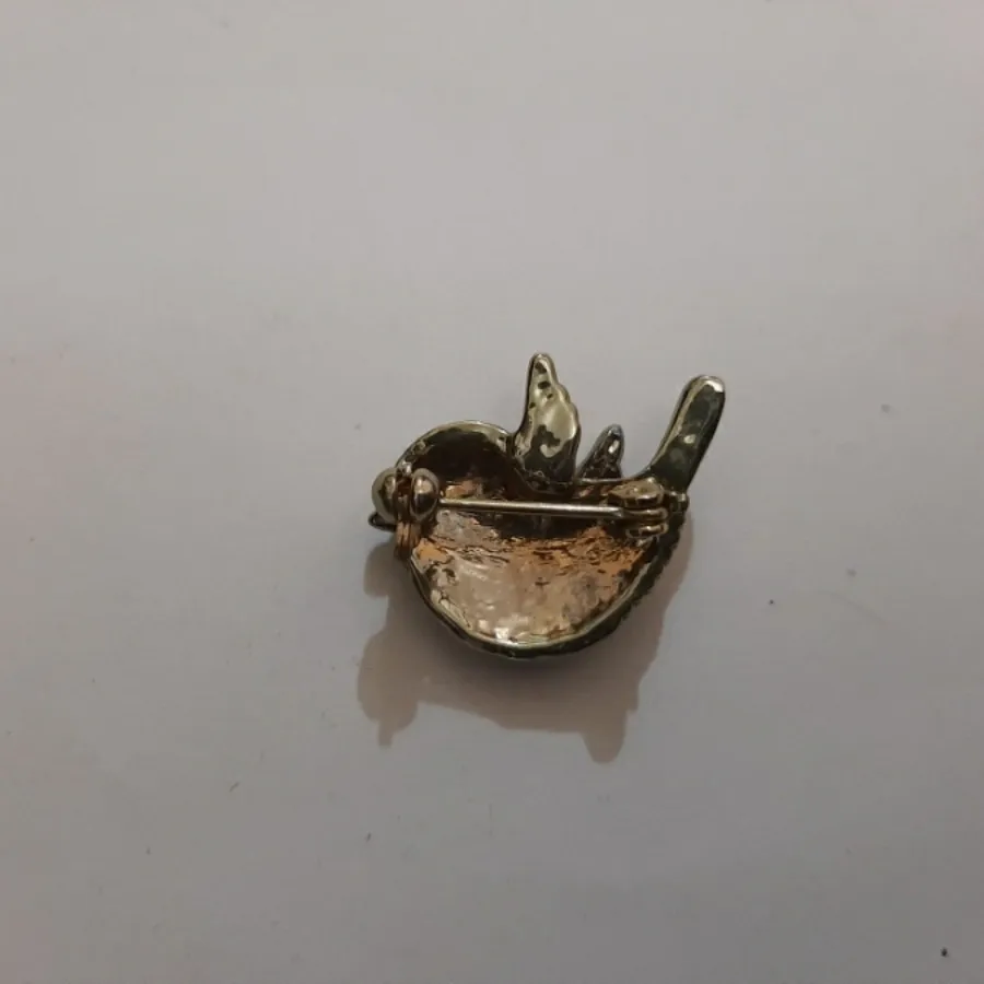 سنجاق سینه طرح پرنده