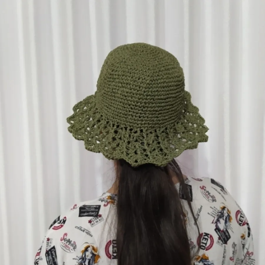 کلاه ساحلی رافیا