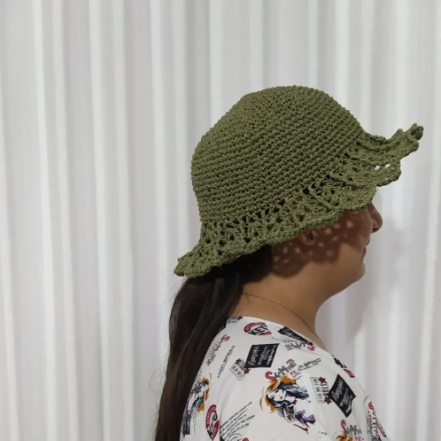 کلاه ساحلی رافیا