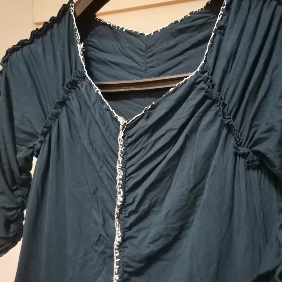 لباس ریون نخی بلند سبز