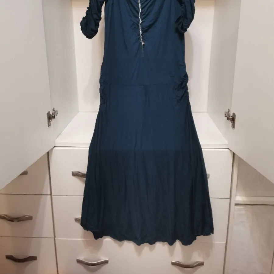 لباس ریون نخی بلند سبز