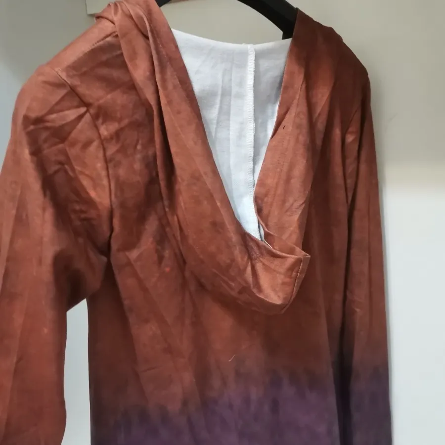 هودی دورنگ قهوه ای