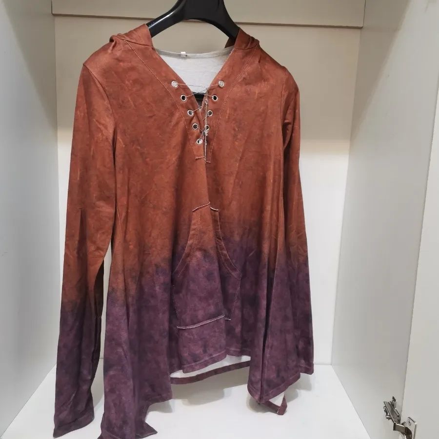 هودی دورنگ قهوه ای