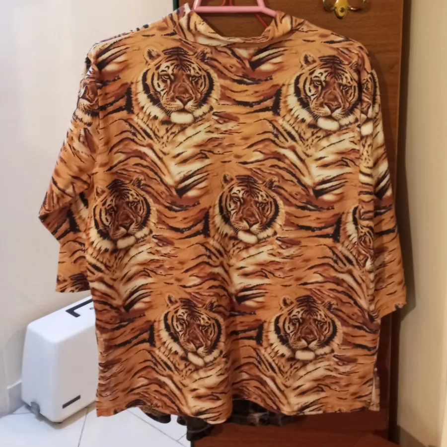 شومیز طرح ببر فری سایز