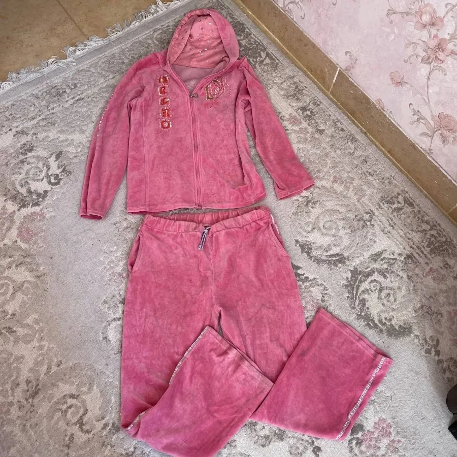 ست سوییشرت و شلوار مخمل