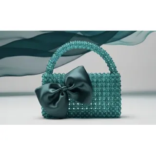 کیف مروارید بافی