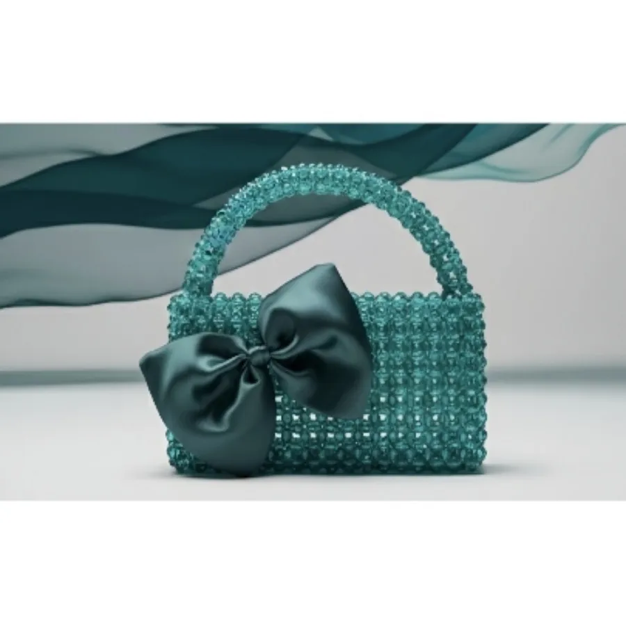 کیف مروارید بافی