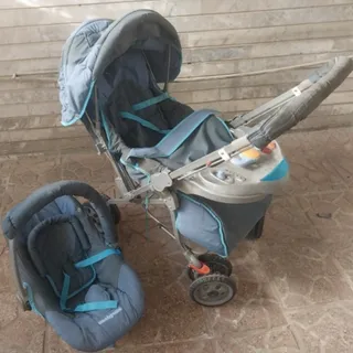 کالسکه کریر آبی طوسی