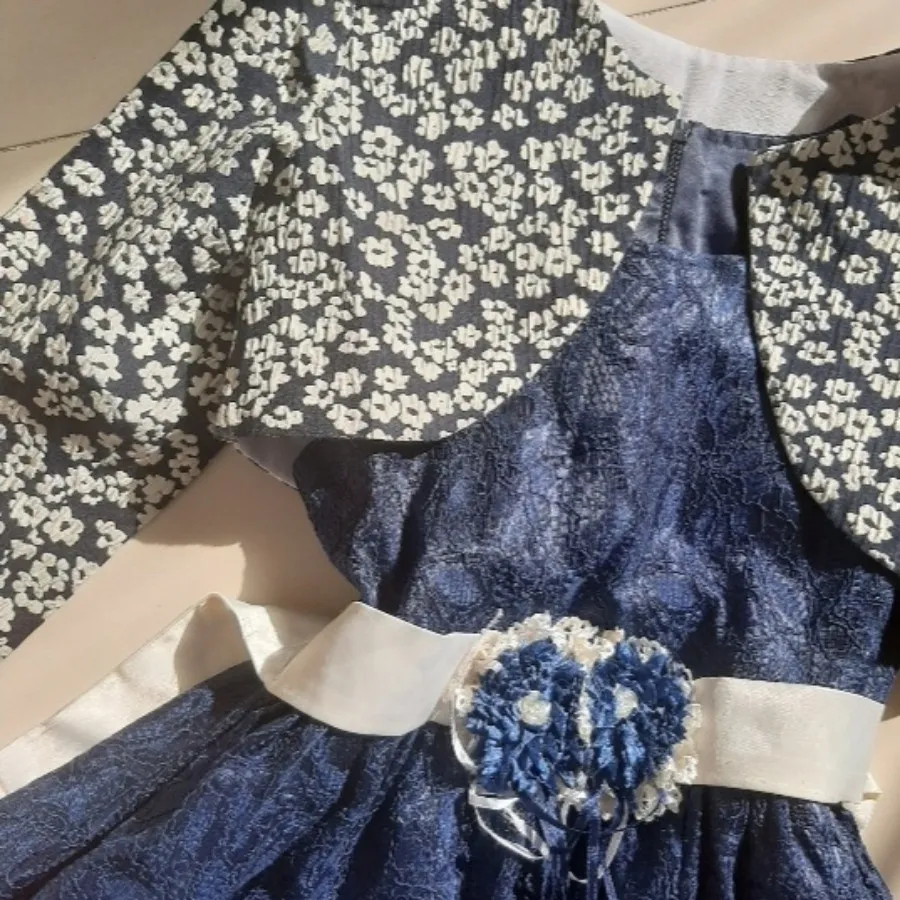 پیراهن دخترانه + کراپ کت