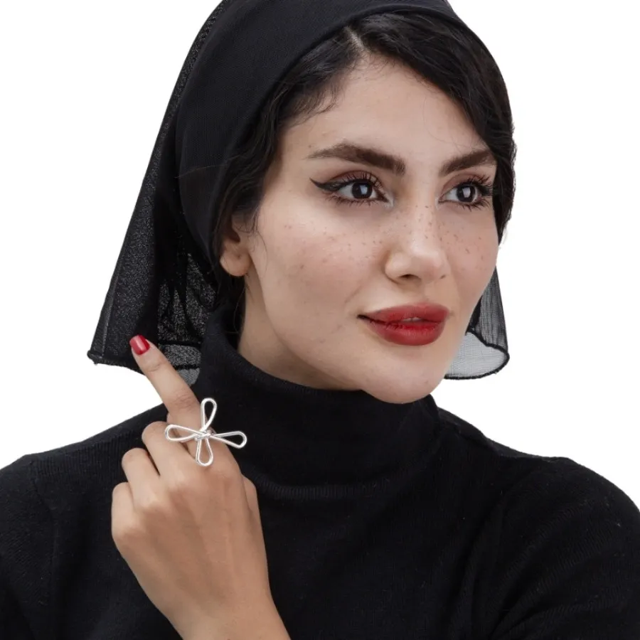 انگشتر طرح گل