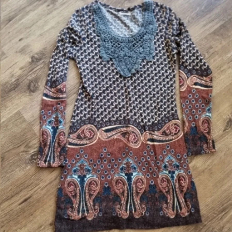 پیراهن بافت پشمی زنانه