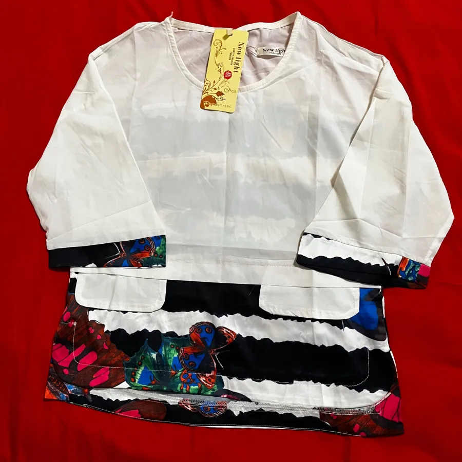 ست شومیز دامن پروانه ای