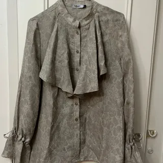 شومیز گل برجسته ایتالیایی