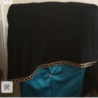 روسری کرپ مشکی