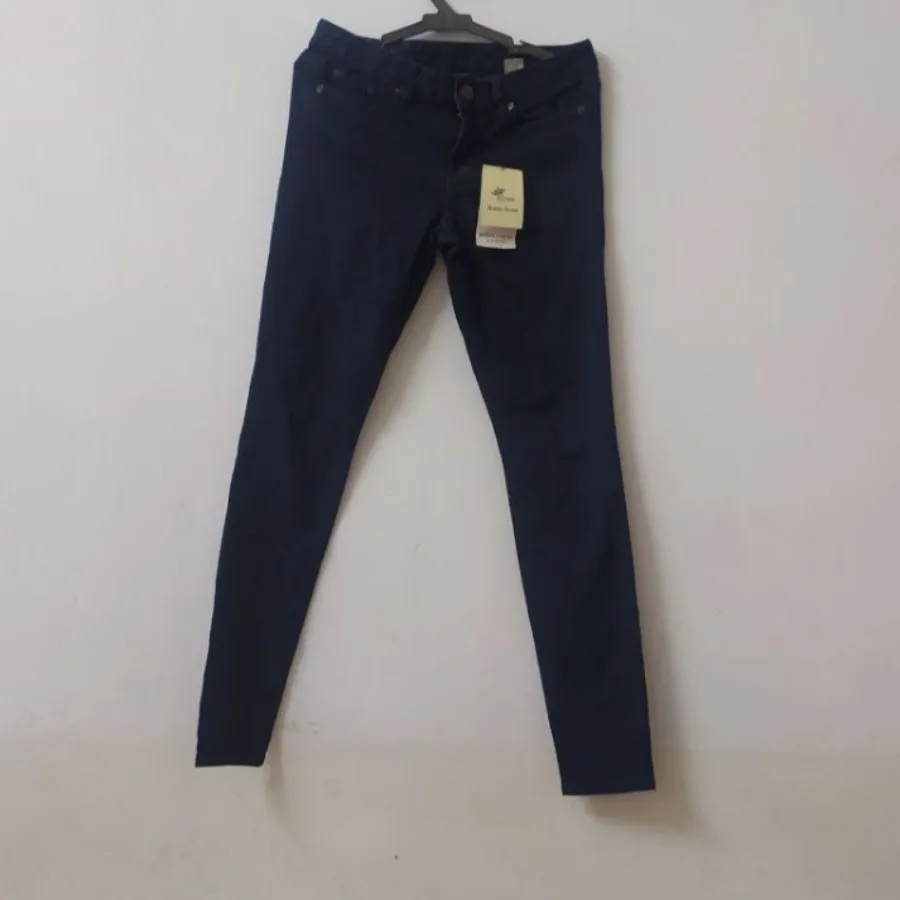 شلوار سورمه ای کتان