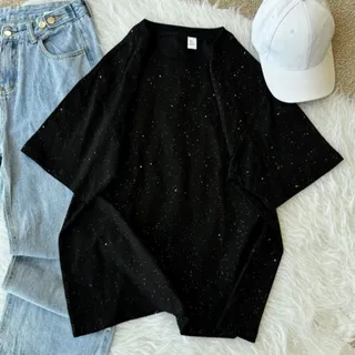 تیشرت لانگ نگینی