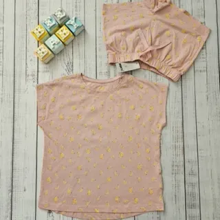 تیشرت و شلوارک دخترانه نخ