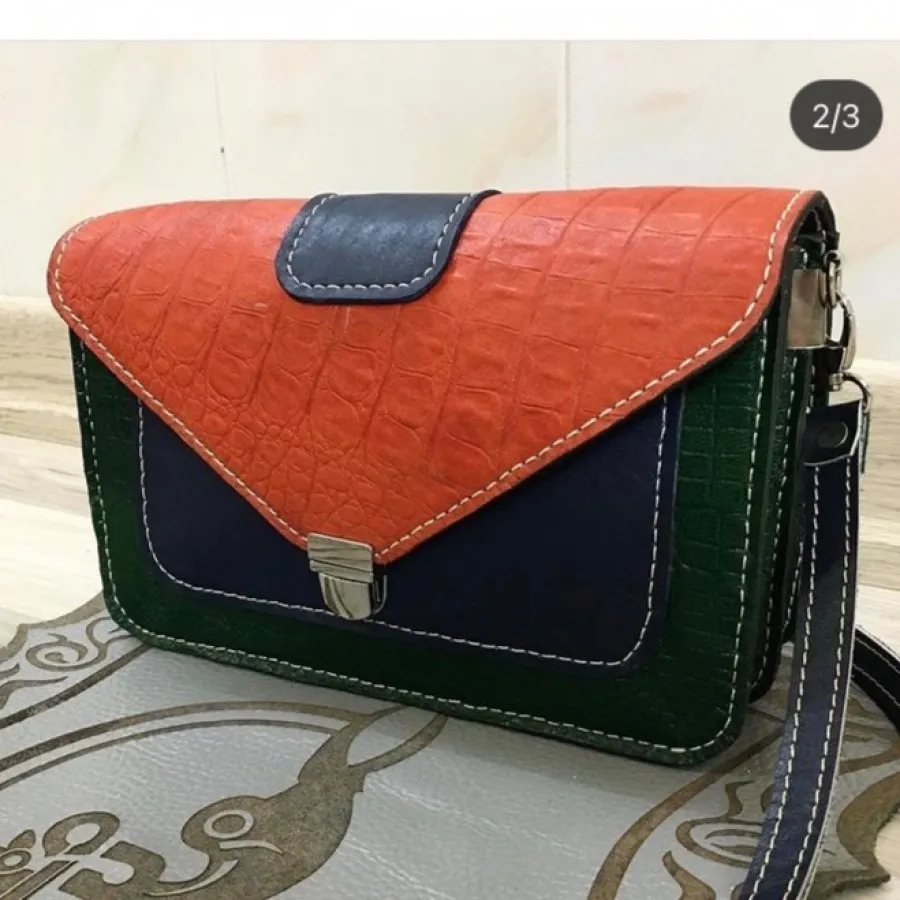 کیف چرم دست دوز