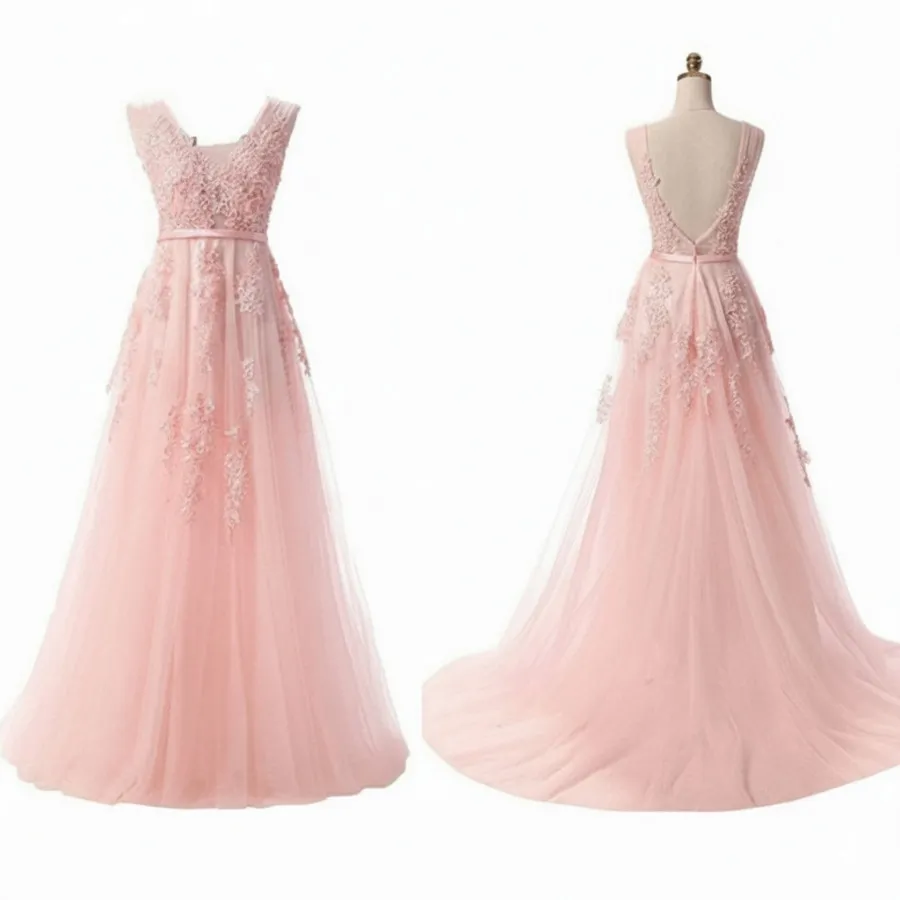 پیراهن بلند تور و گیپور