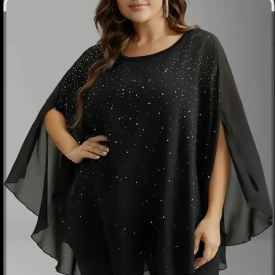 شومیز پولک و حریر