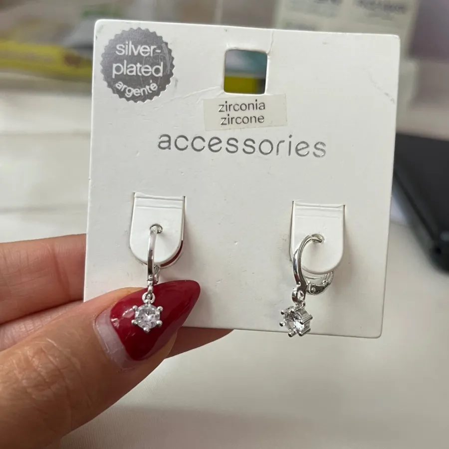 گوشواره آبکاری نقره