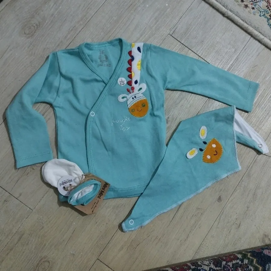 تیشرت آستیندار نوزادی