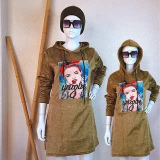 هودی بلند مخمل وارداتی