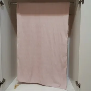 شال صورتی پلیسه مدل ساده