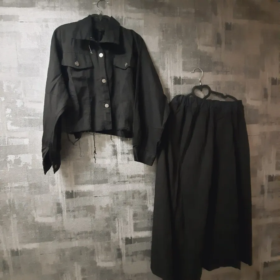 ست کراپ دامن