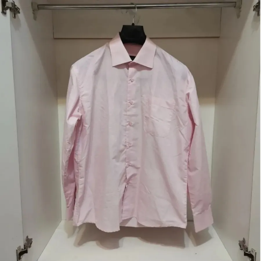 شومیز مانتویی صورتی بیسیک