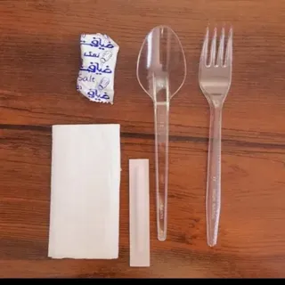 قاشق  چنگال یک بار مصرف