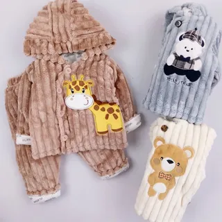 کاپشن شلوار مخمل راه راه