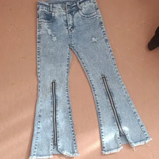 شلوار بوتکات جلو زیپ