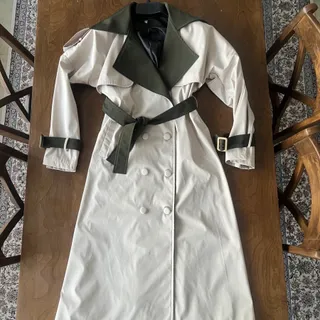 بارانی بلند بژ