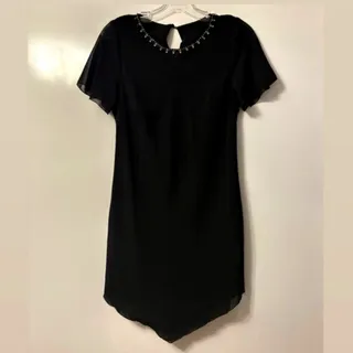 پیراهن حریر مشکی