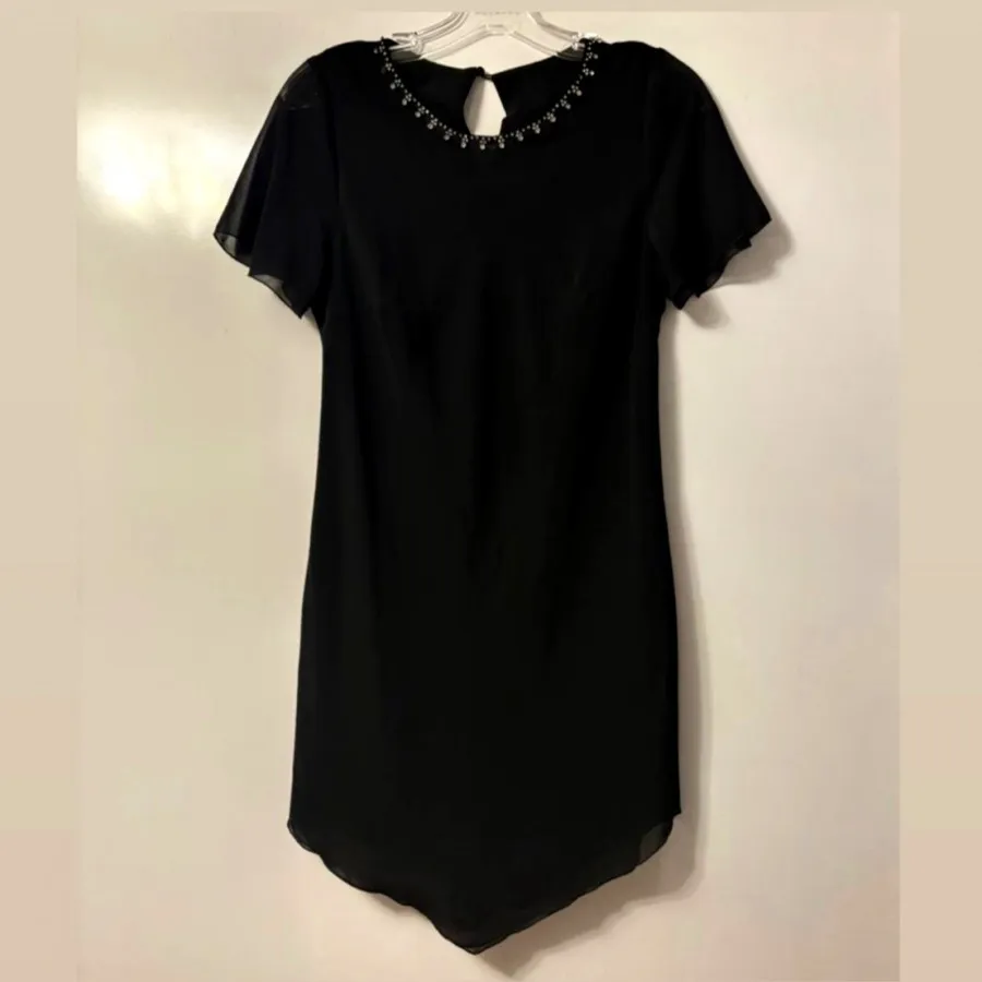 پیراهن حریر مشکی